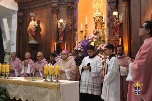 Dom Joel visita Santuário Nossa Senhora do Amor Divino