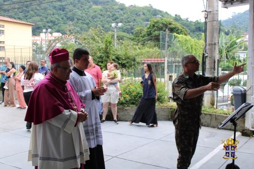 Dom Joel visita Santuário Nossa Senhora do Amor Divino