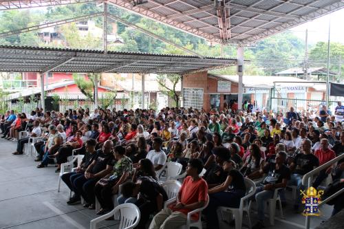 Dom Joel visita Santuário Nossa Senhora do Amor Divino