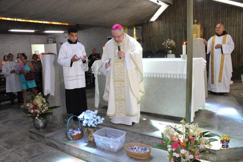 Missa festa Nossa Senhora de Lourdes com Dom Joel, Convento de Lourdes_Foto Rogerio Tosta_Ascom Diocese de Petrópolis