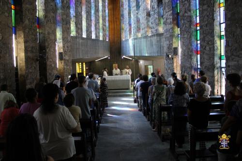 Missa festa Nossa Senhora de Lourdes com Dom Joel, Convento de Lourdes_Foto Rogerio Tosta_Ascom Diocese de Petrópolis