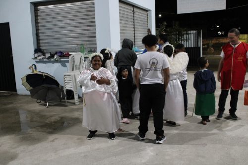 Missa na Capela São Cristóvã, na Paróquia Nossa Senhora Aparecida em Piabetá