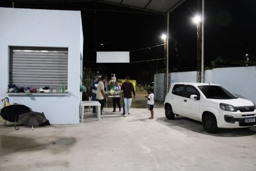 Missa na Capela São Cristóvã, na Paróquia Nossa Senhora Aparecida em Piabetá