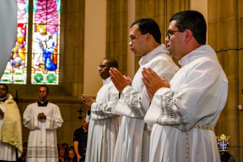 Ordenação diáconal de Caio Cesar, Flávio Wender e Rodolfo Ma