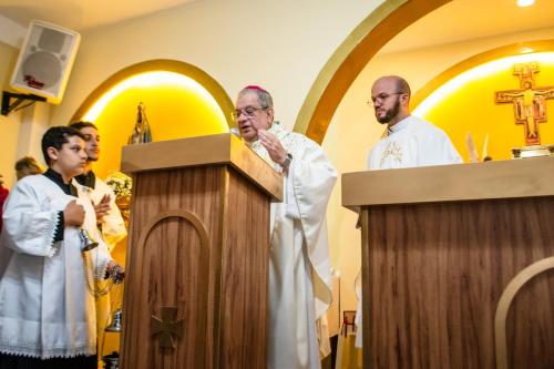 Missa de reinauguração da Capela Santa Clara