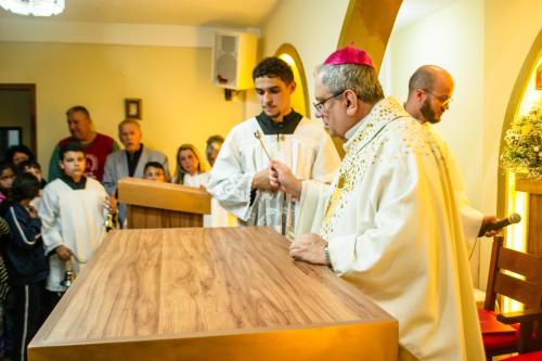 Missa de reinauguração da Capela Santa Clara